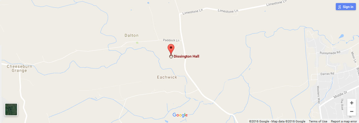 Dissington Hall on Google Maps