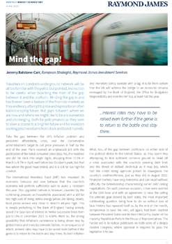 Mind the Gap!