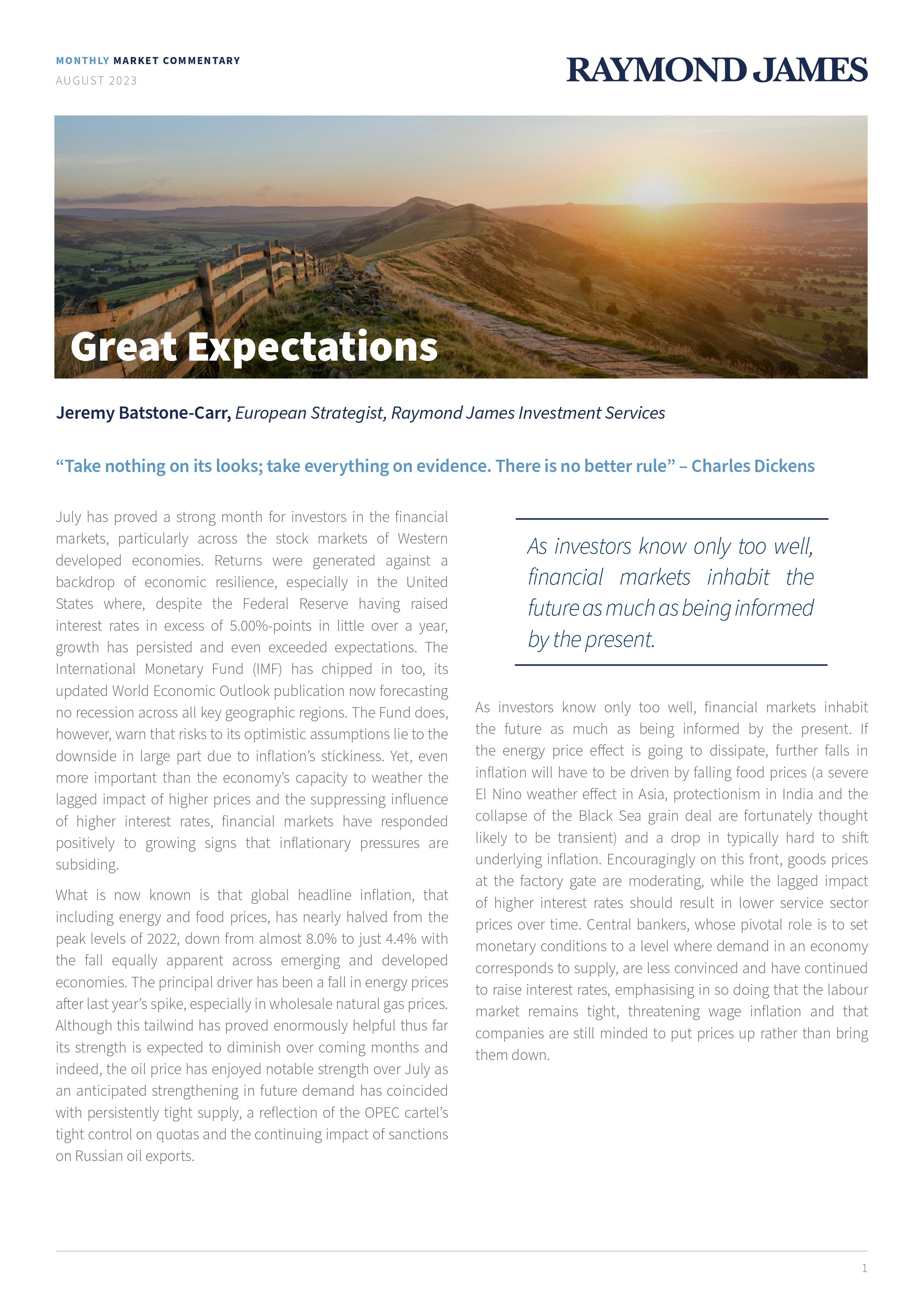 Great Expectations
