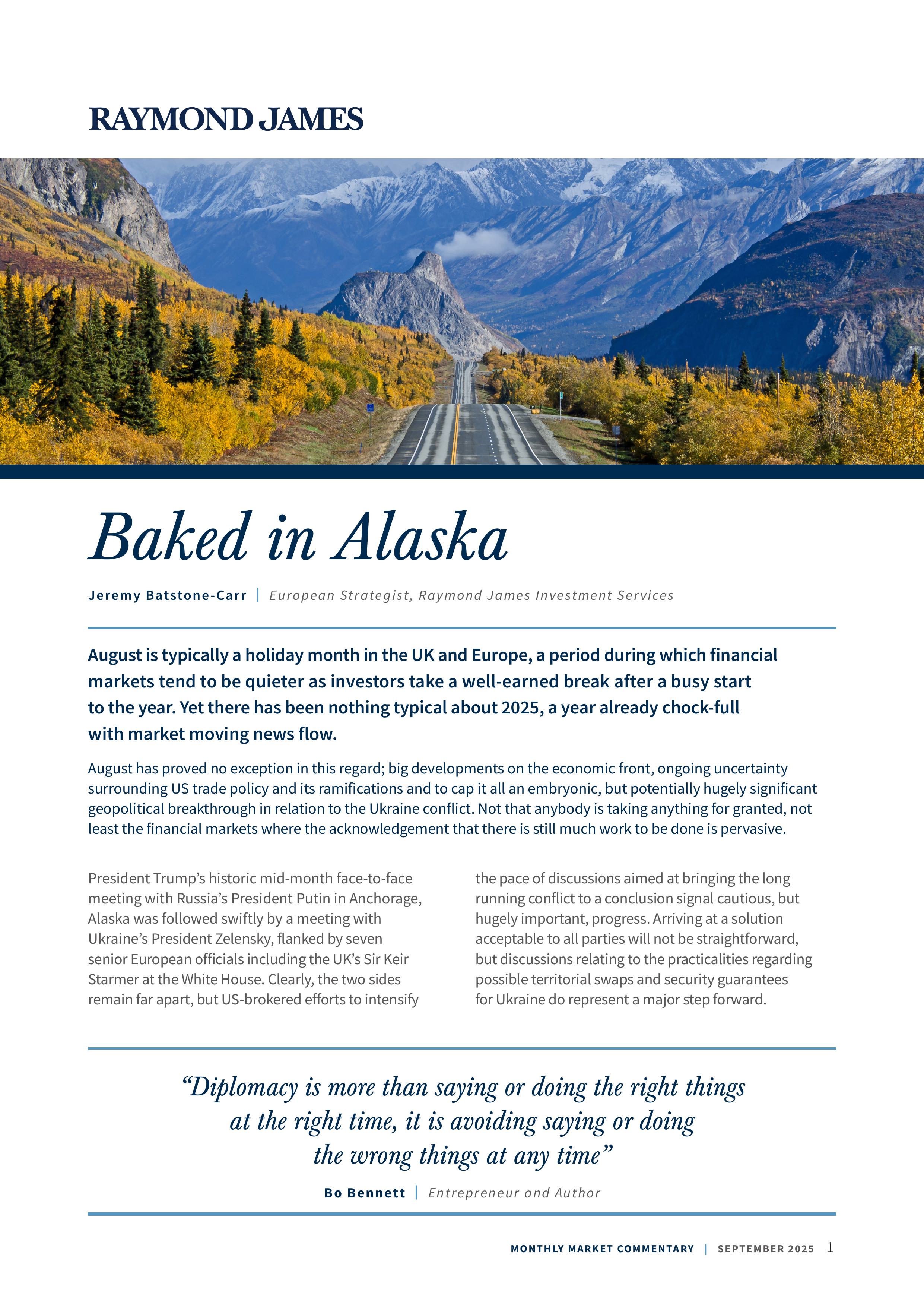 Baked in Alaska