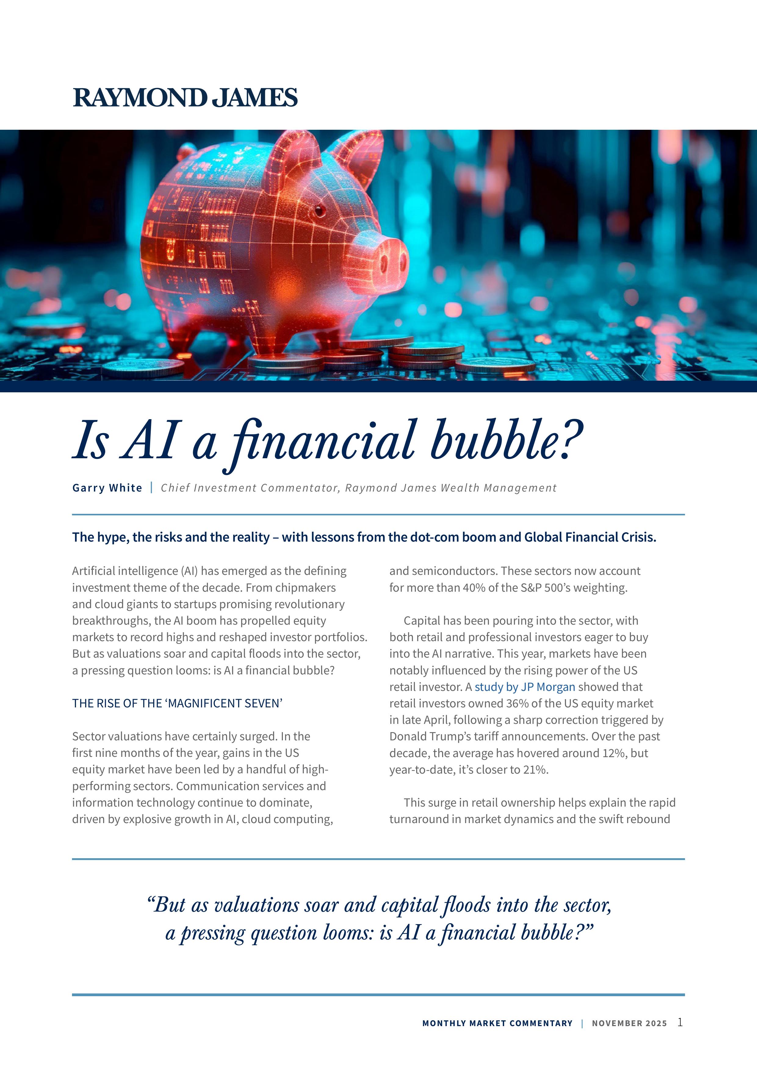 Is AI a financial bubble?