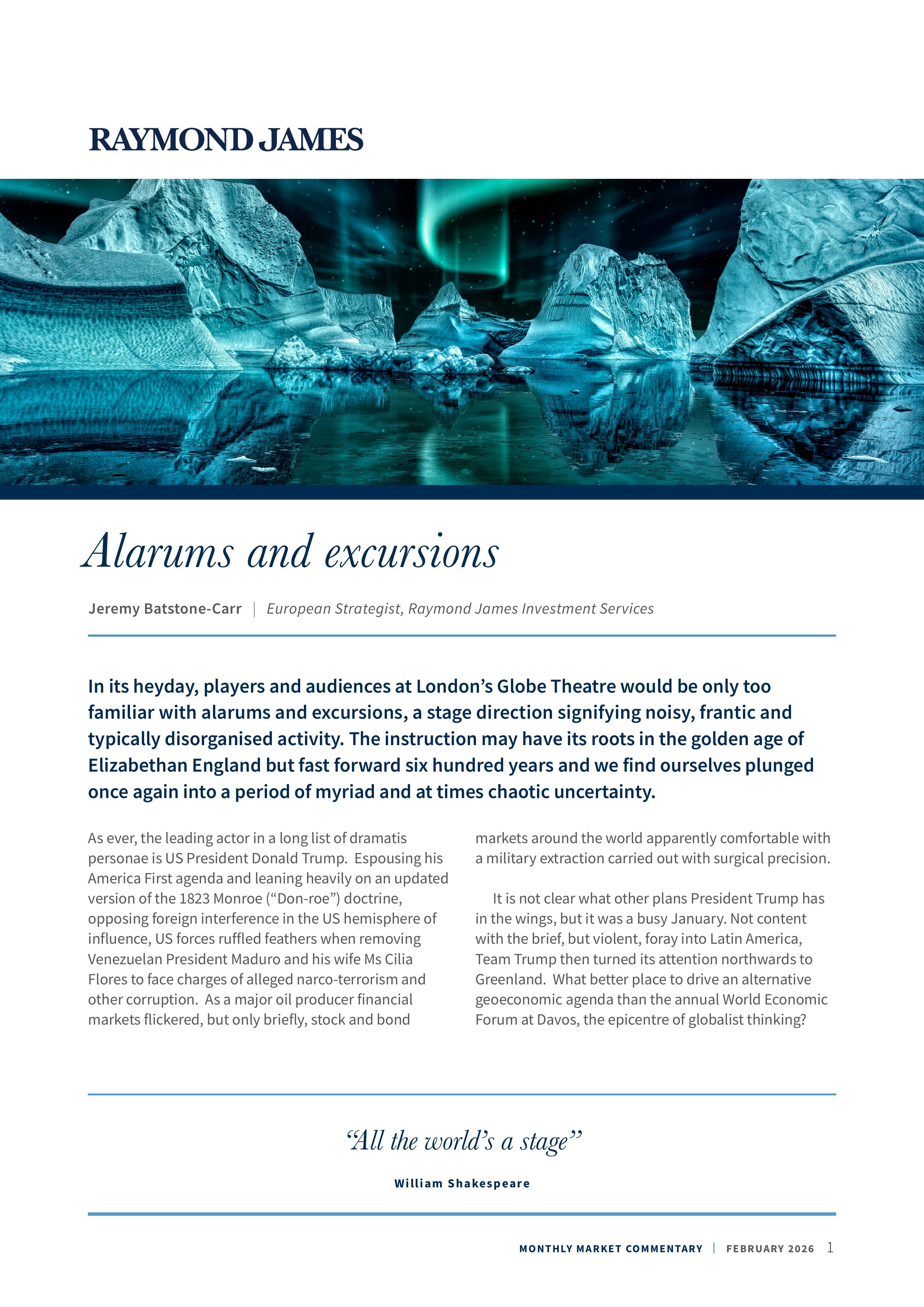 Alarums and excursions