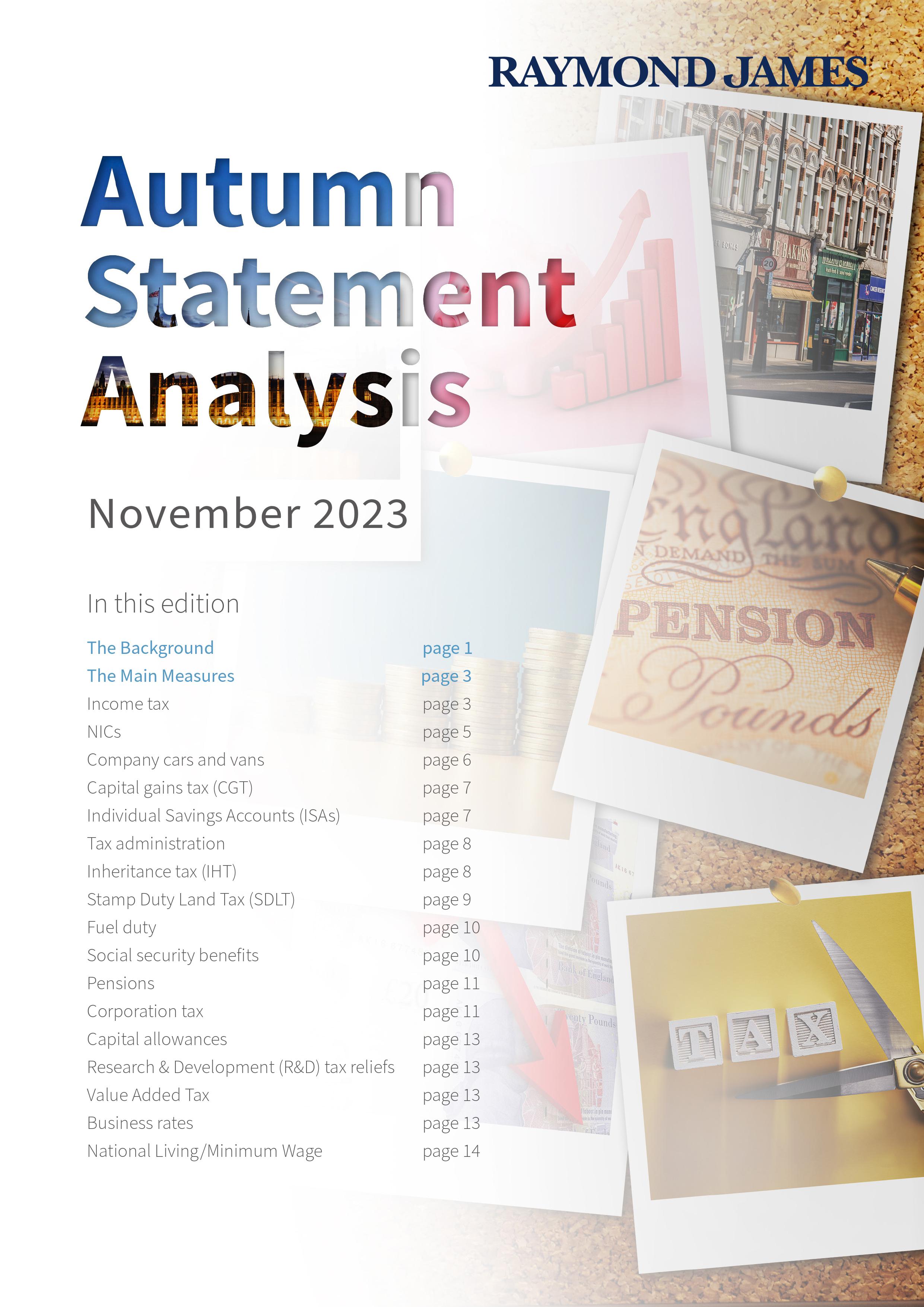Autumn Statement Analysis